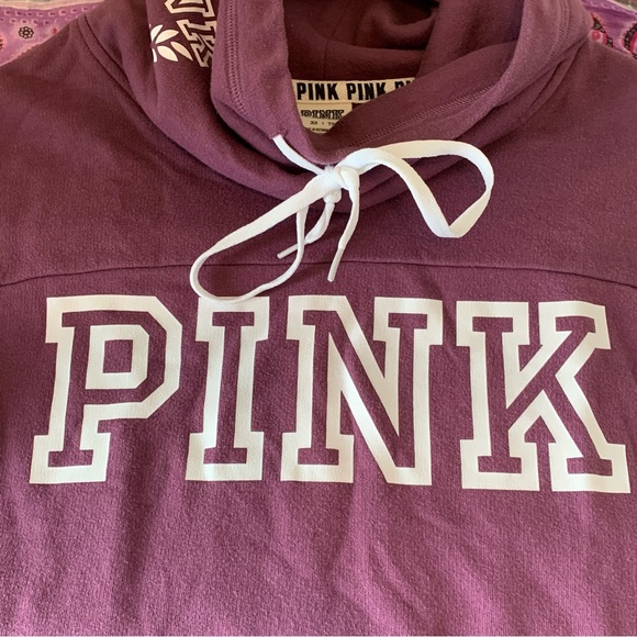 PINK Victoria’s Secret Cowl Neck Sweatshirt - Picture 3 of 9